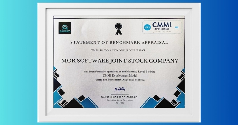lợi ích của chứng chỉ cmmi